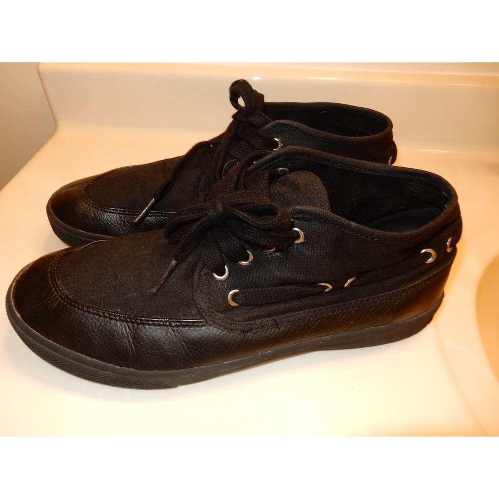 Generic Surplus Women Size 8.5 Black Boat Shoes ** Great**